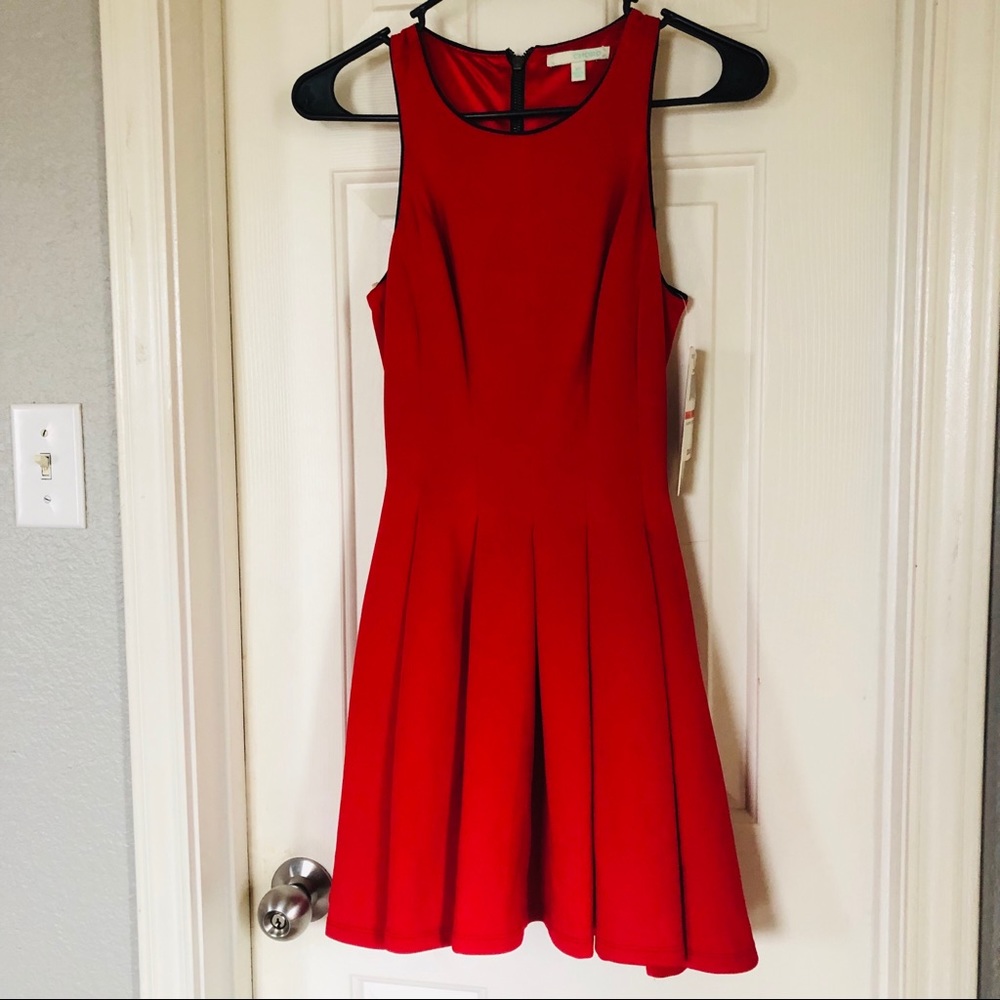 Red A-Line Dress